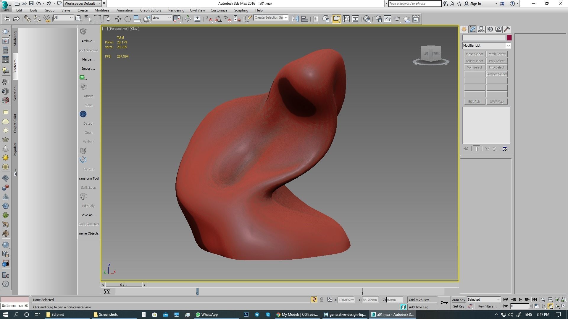 lighting 3d print model table lamp with sculpture 3D model_13