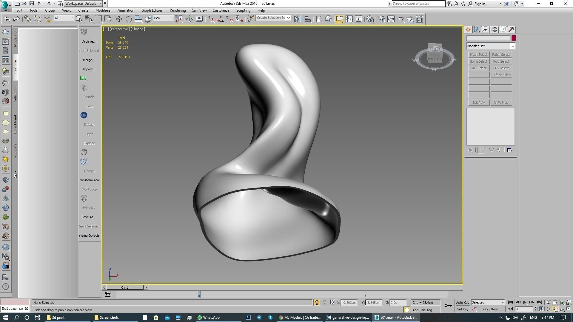 lighting 3d print model table lamp with sculpture 3D model_25