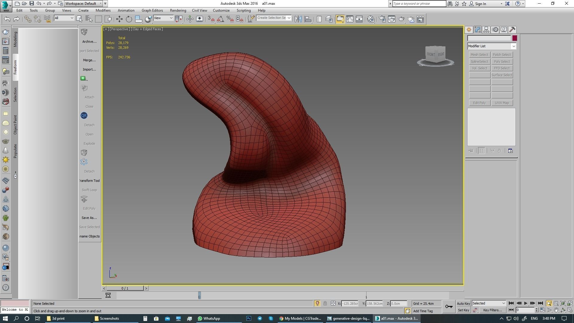 lighting 3d print model table lamp with sculpture 3D model_22