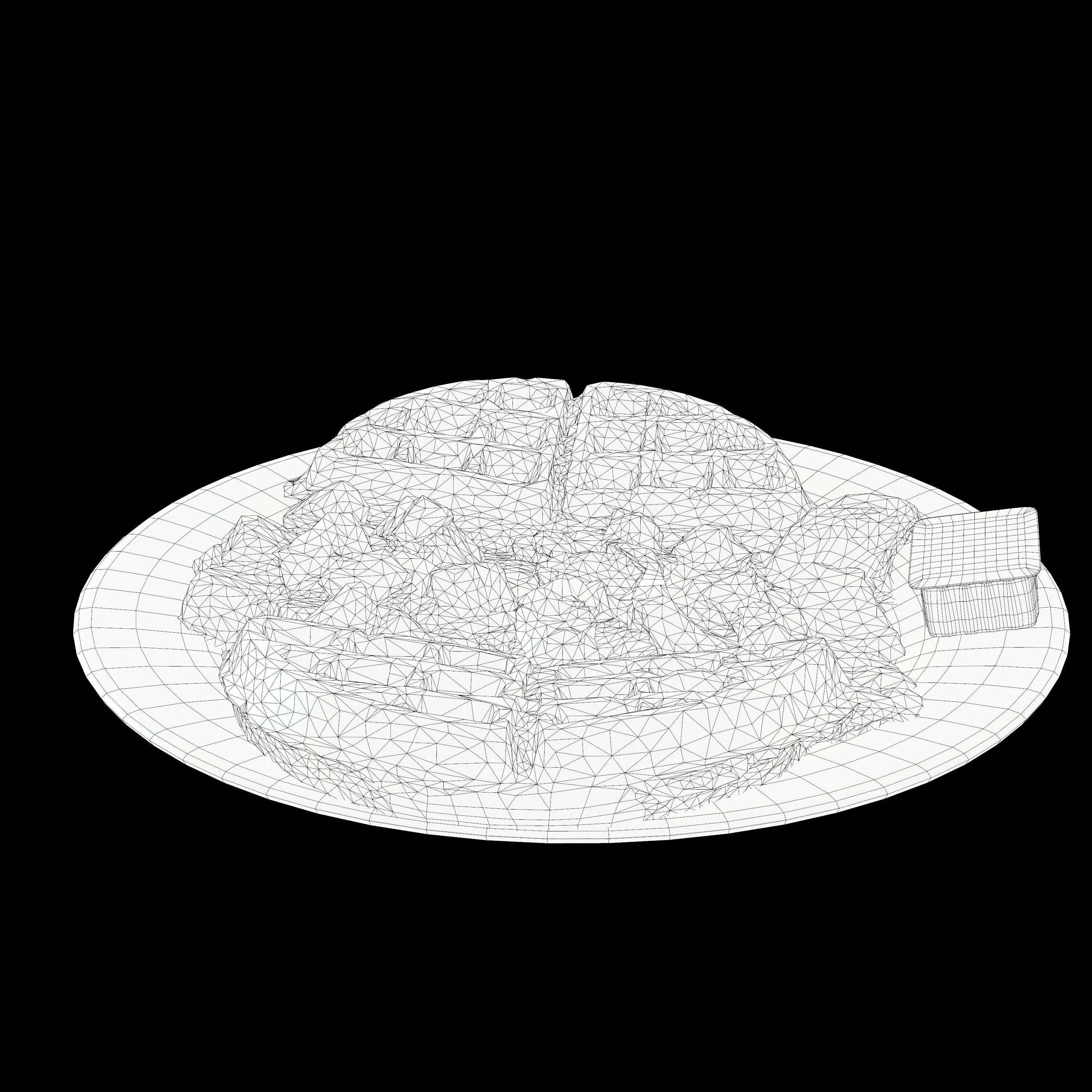 BREAKFAST OF CHAMPIONS Low-poly 3D model_14