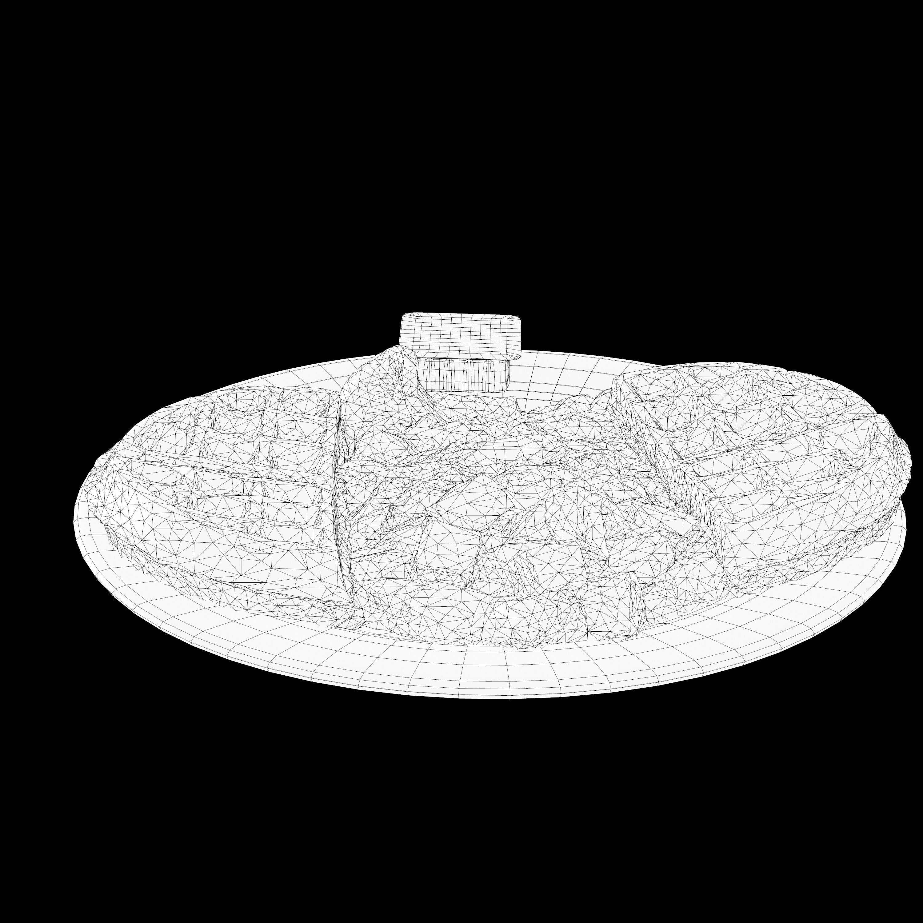 BREAKFAST OF CHAMPIONS Low-poly 3D model_13