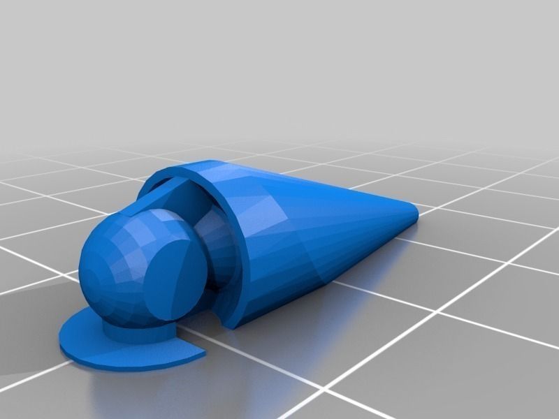 Ball-joint articulated octopus Free 3D print model_16