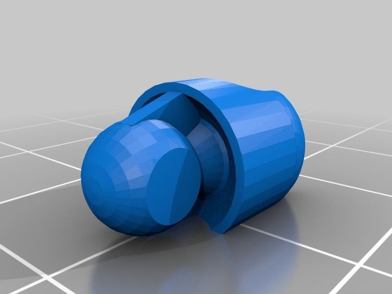 Ball-joint articulated octopus Free 3D print model_13