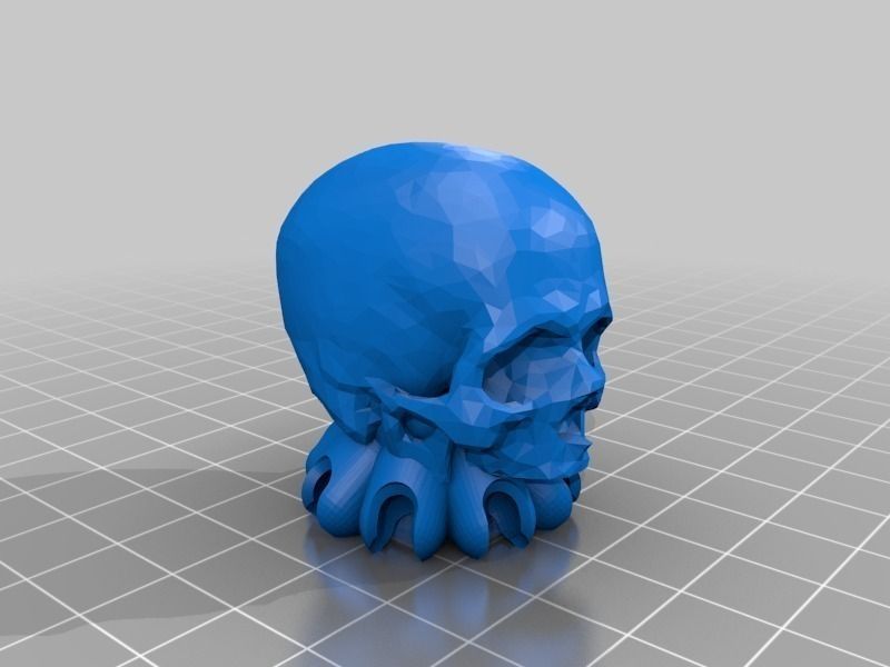 Ball-joint articulated octopus Free 3D print model_19