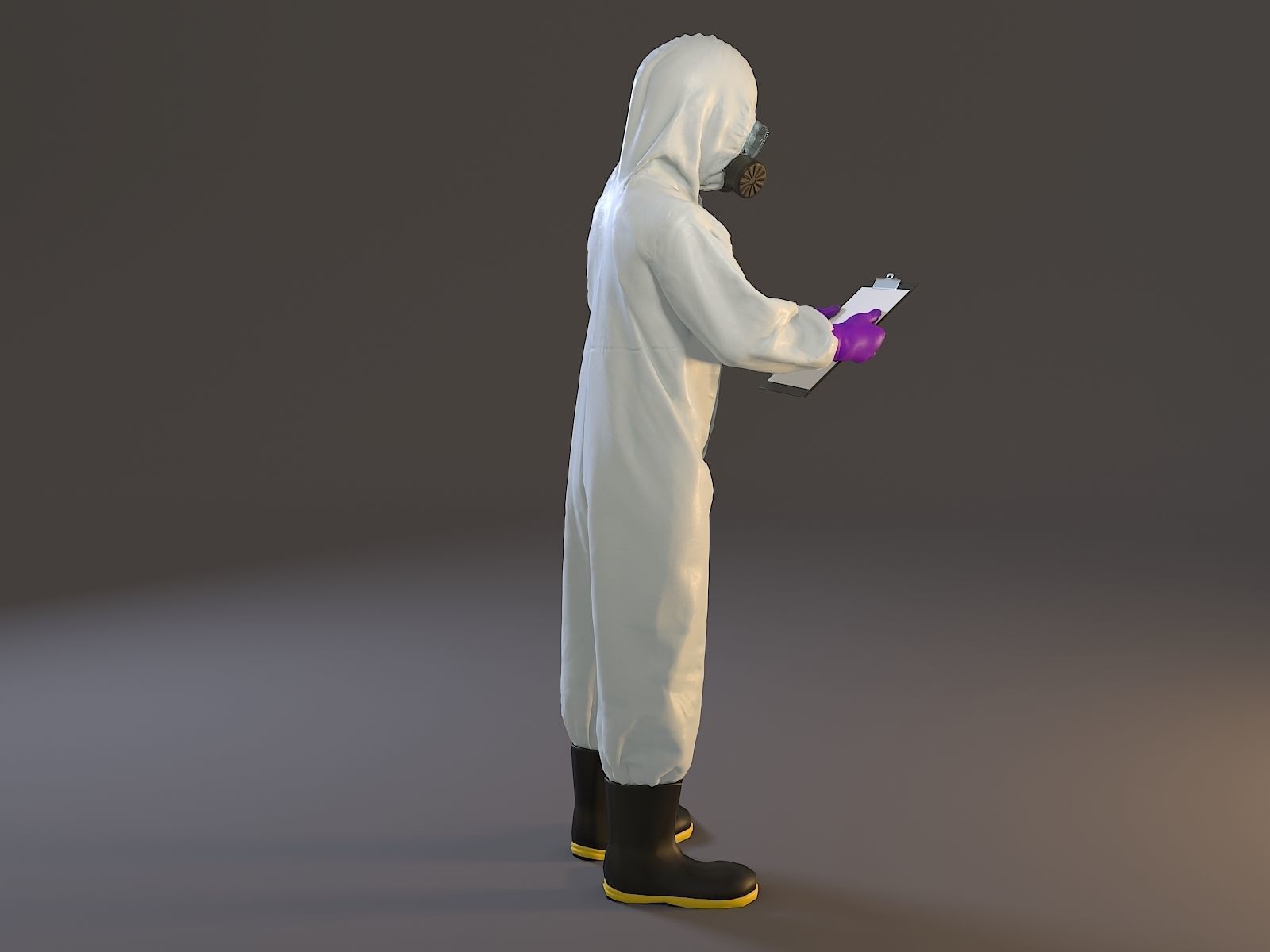 Biohazard Suit Female ACC 2130 008 Low-poly 3D model_7