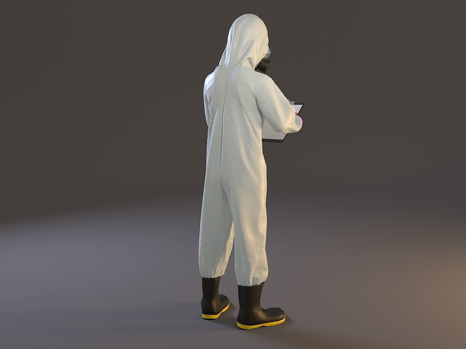 Biohazard Suit Female ACC 2130 008 Low-poly 3D model_6