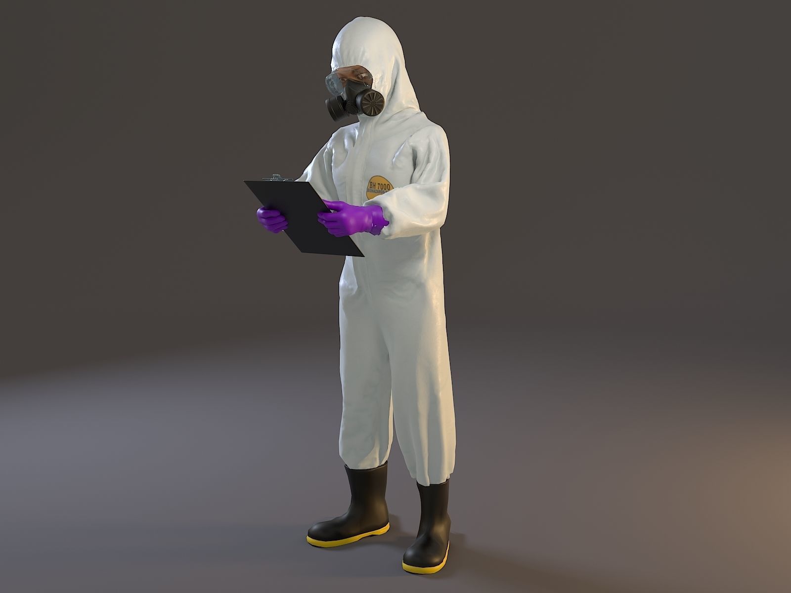 Biohazard Suit Female ACC 2130 008 Low-poly 3D model_1