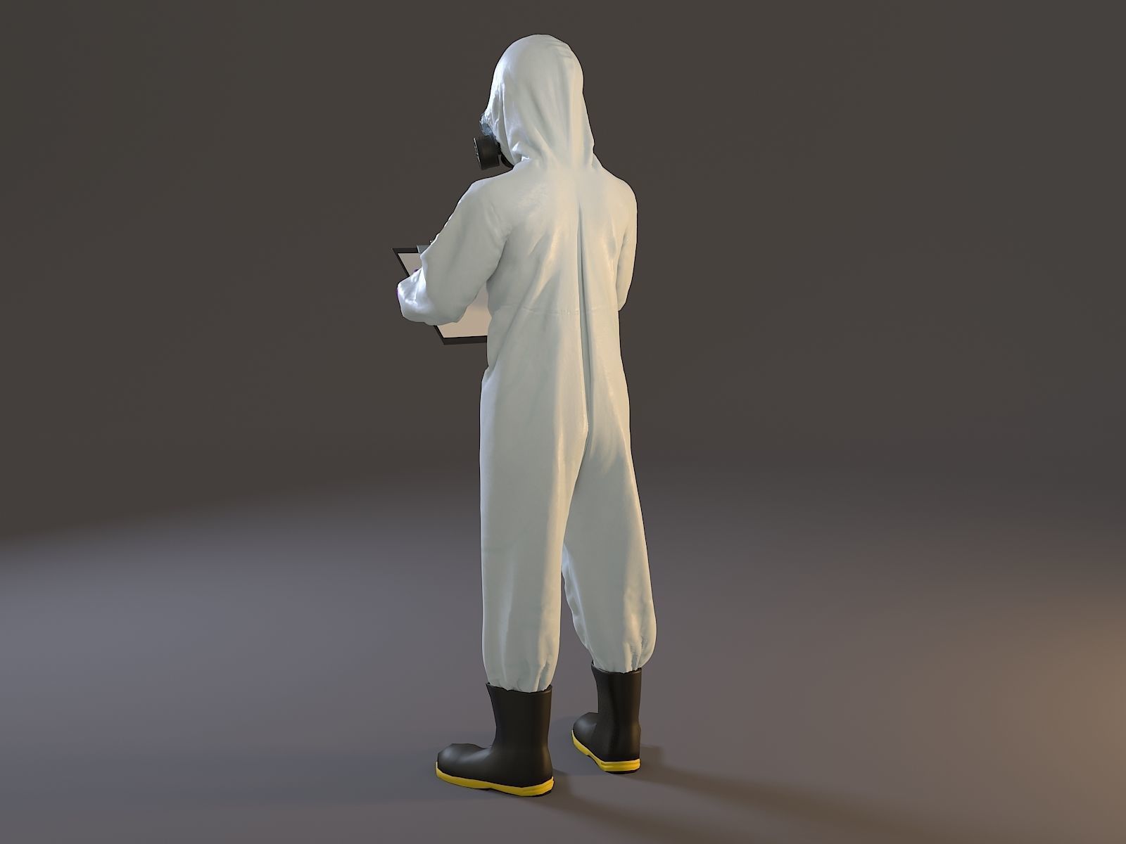 Biohazard Suit Female ACC 2130 008 Low-poly 3D model_4