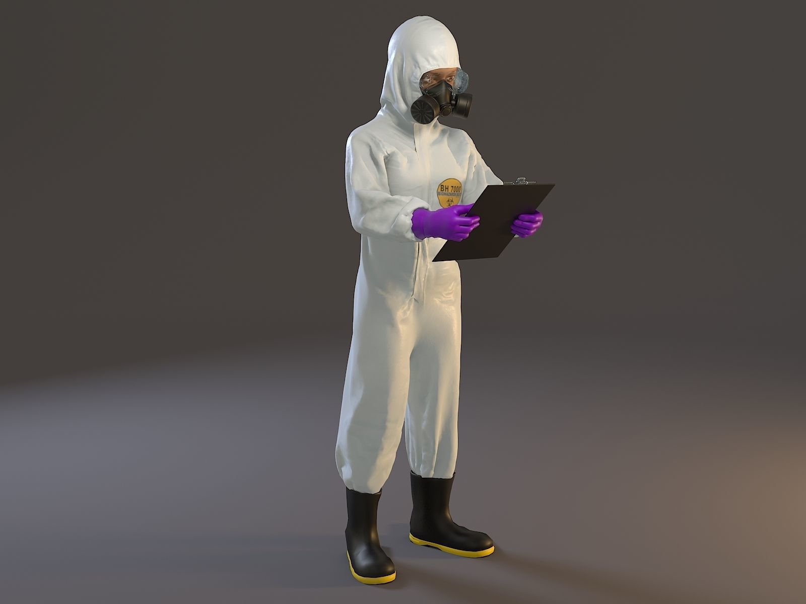 Biohazard Suit Female ACC 2130 008 Low-poly 3D model_9