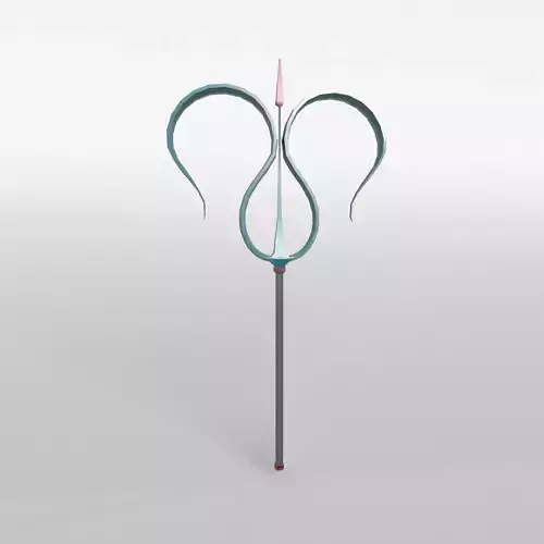 Lowpoly Sword 018 Low-poly 3D model