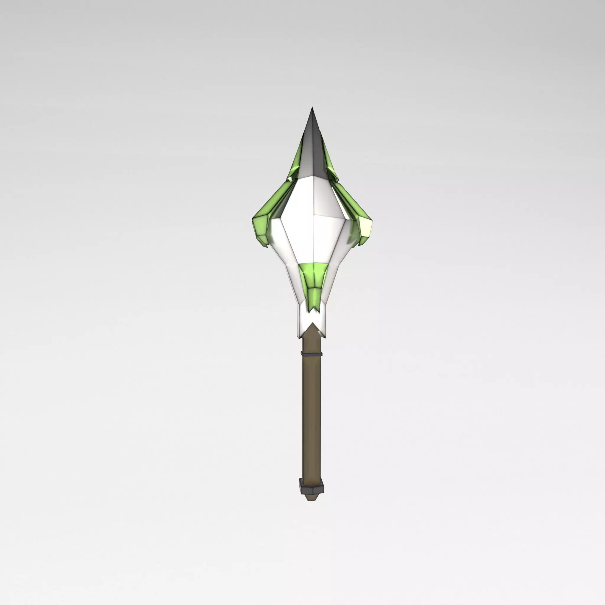 Lowpoly Sword 022 Low-poly 3D model_0