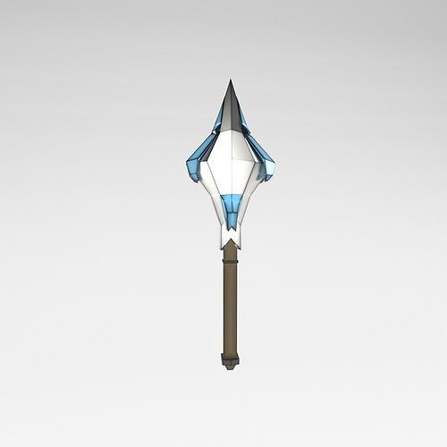 Lowpoly Sword 023 Low-poly 3D model