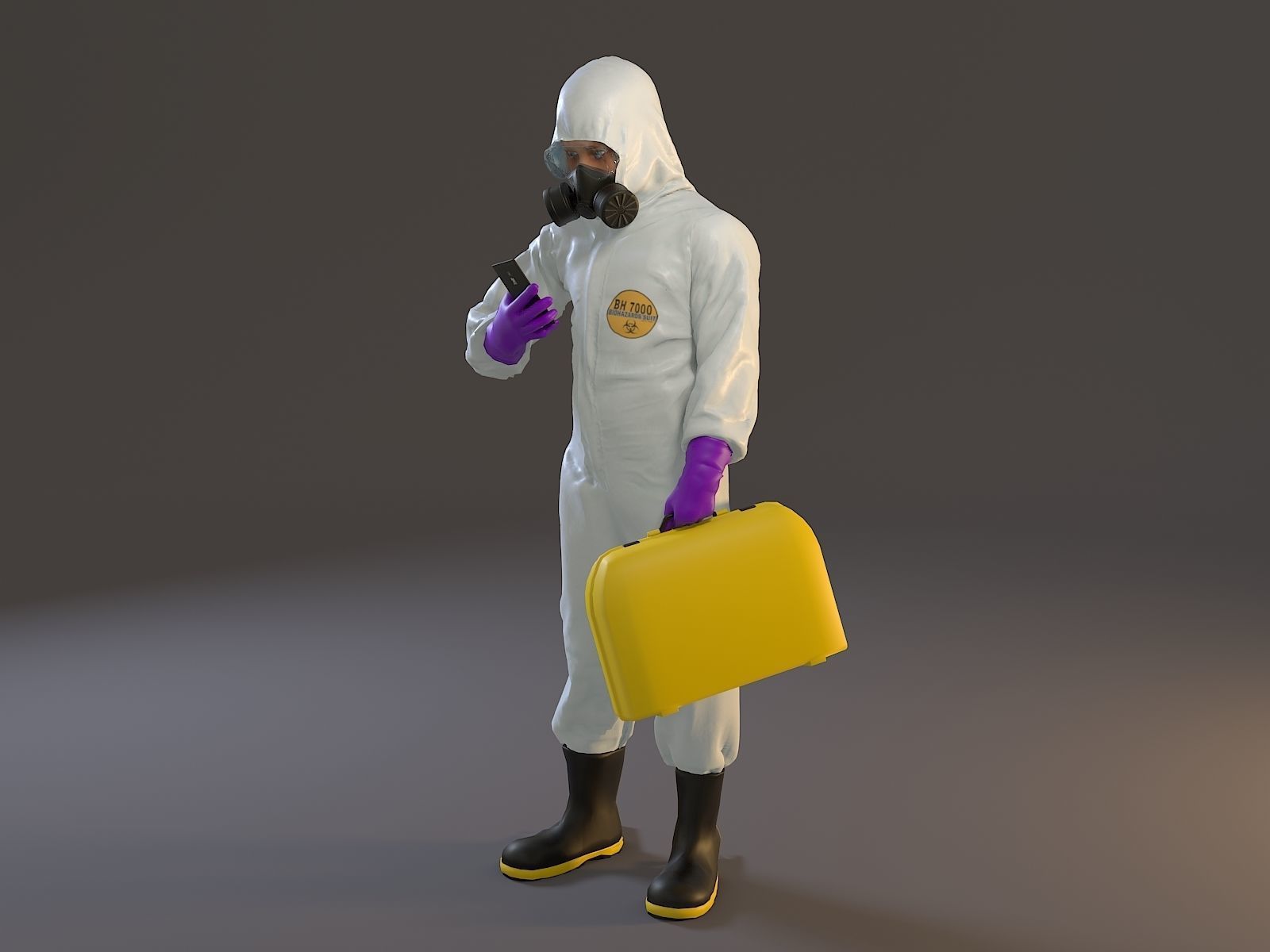 Biohazard Suit Male ACC 2130 005 Low-poly 3D model_1