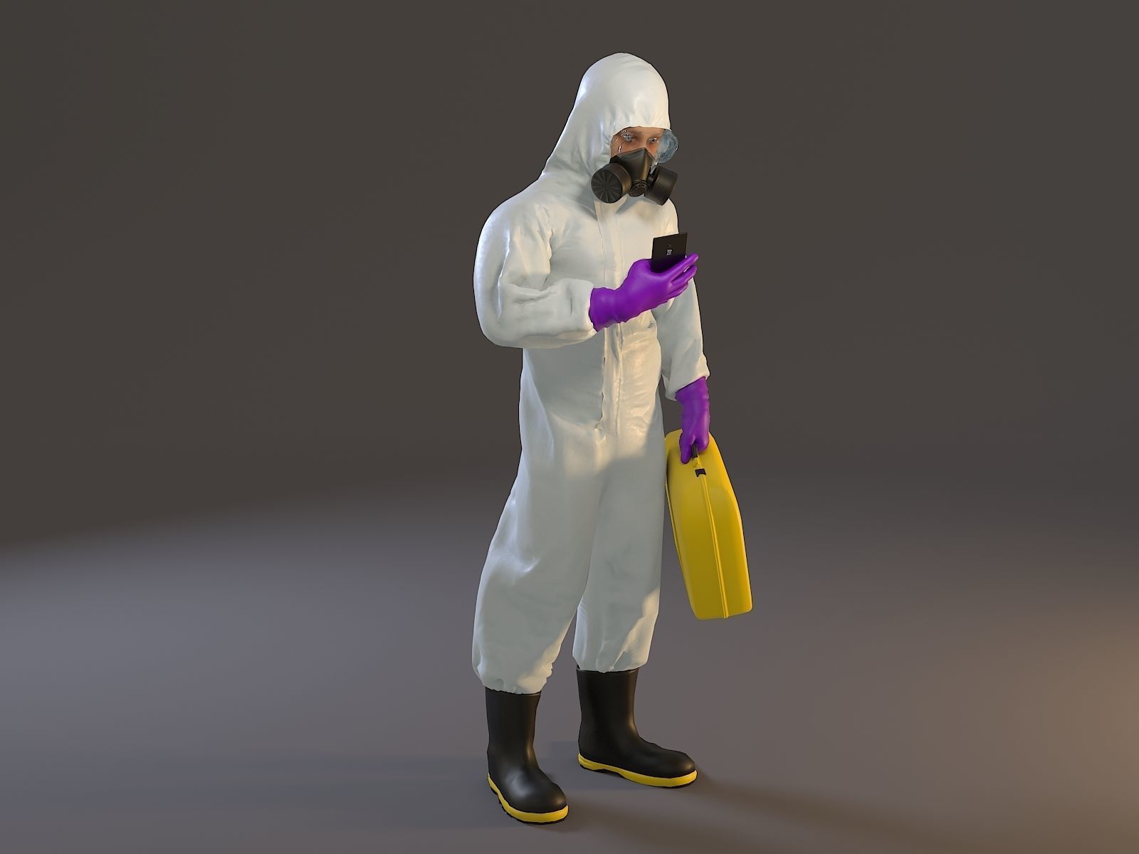 Biohazard Suit Male ACC 2130 005 Low-poly 3D model_9