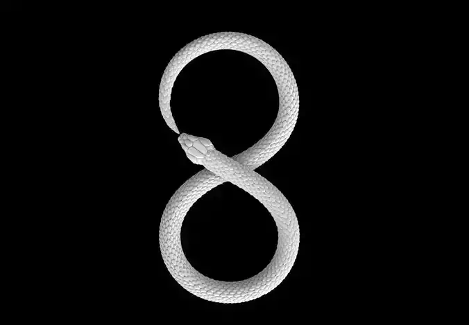 snake 3D print model