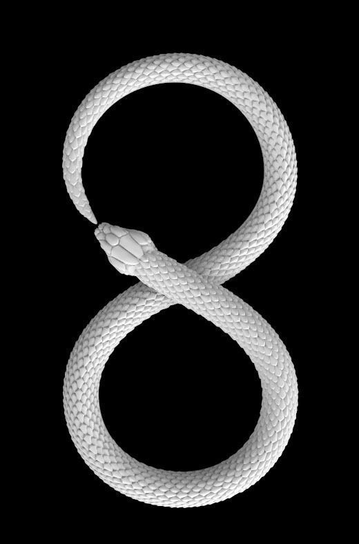 snake 3D print model_1