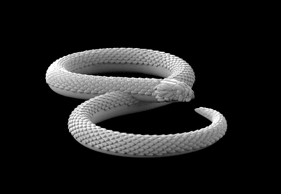 snake 3D print model_4
