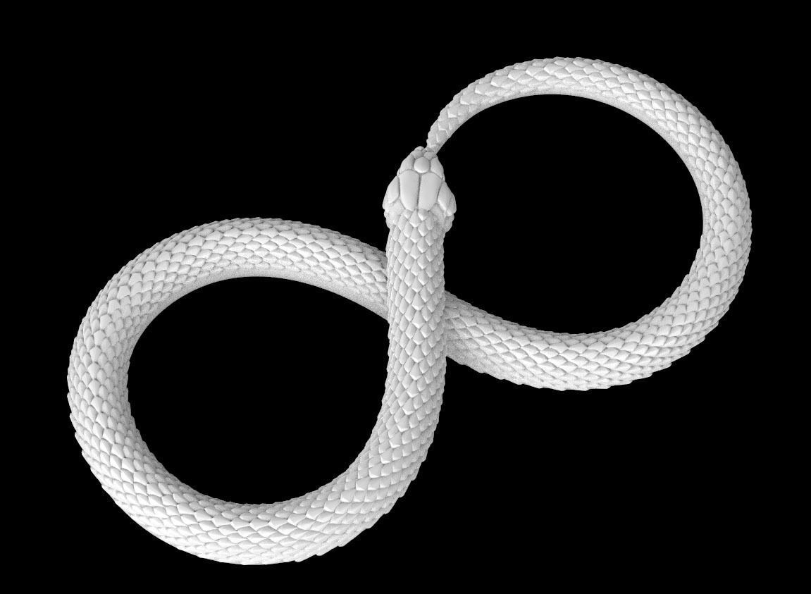 snake 3D print model_8