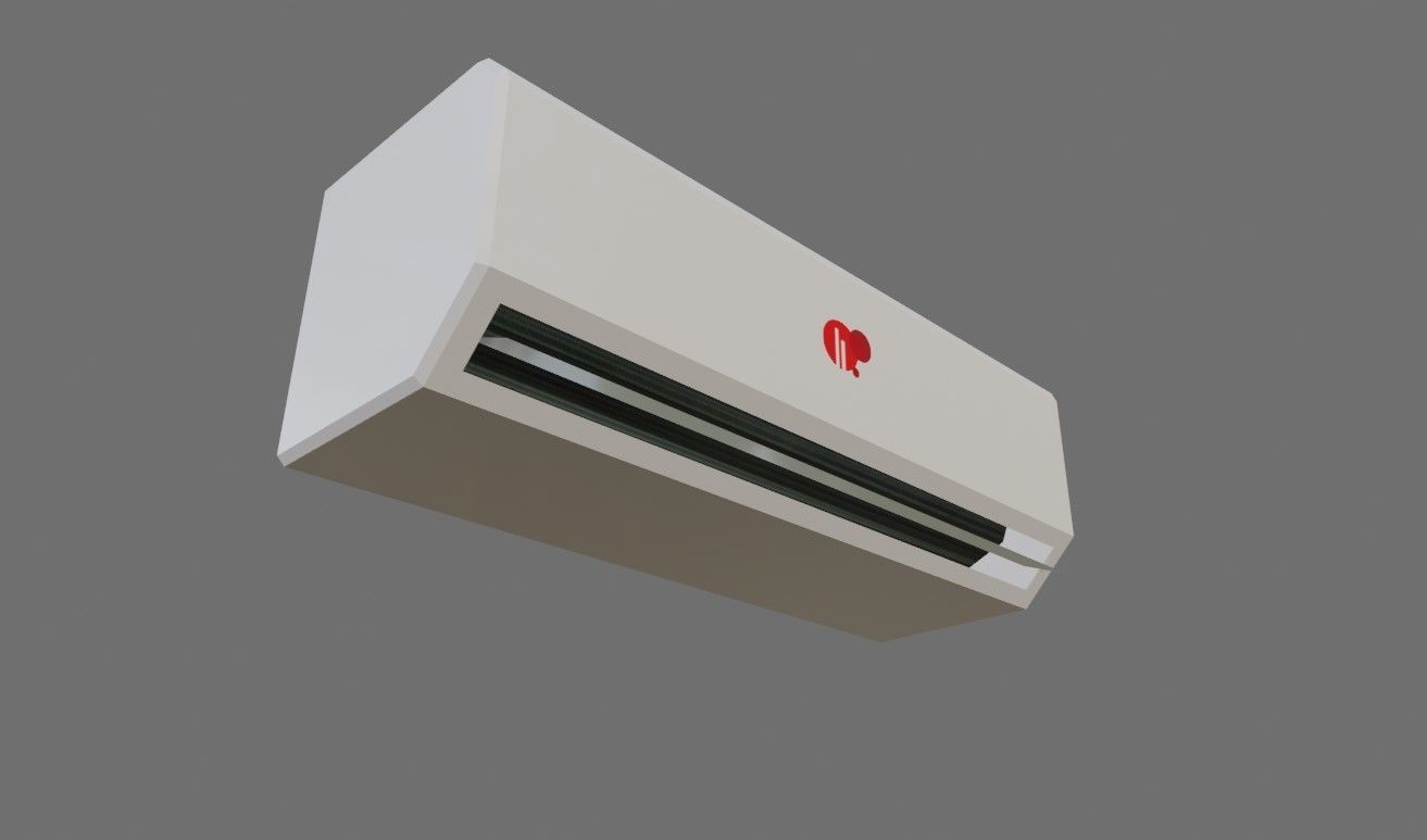 Air Conditioning Internal - Fan - Ar Condicionado Low-poly 3D model_4