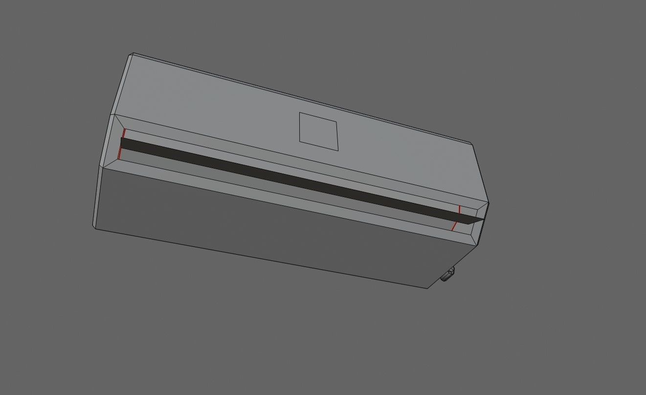 Air Conditioning Internal - Fan - Ar Condicionado Low-poly 3D model_12