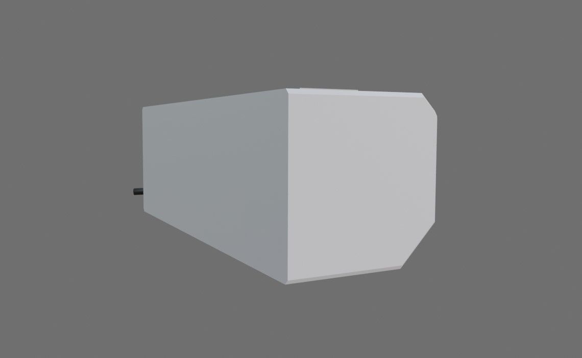 Air Conditioning Internal - Fan - Ar Condicionado Low-poly 3D model_6