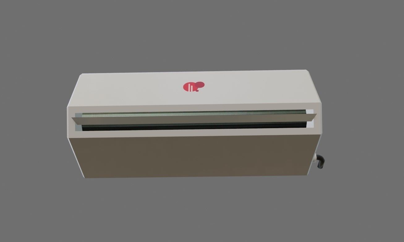 Air Conditioning Internal - Fan - Ar Condicionado Low-poly 3D model_10