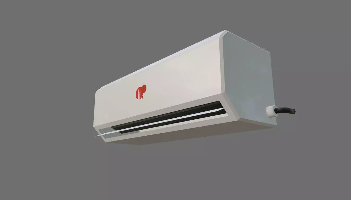Air Conditioning Internal - Fan - Ar Condicionado Low-poly 3D model_0