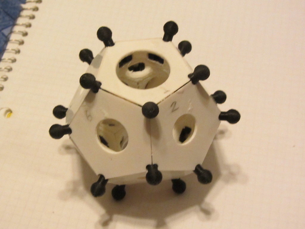 Snap-together Roman Dodecahedron Free 3D print model_10