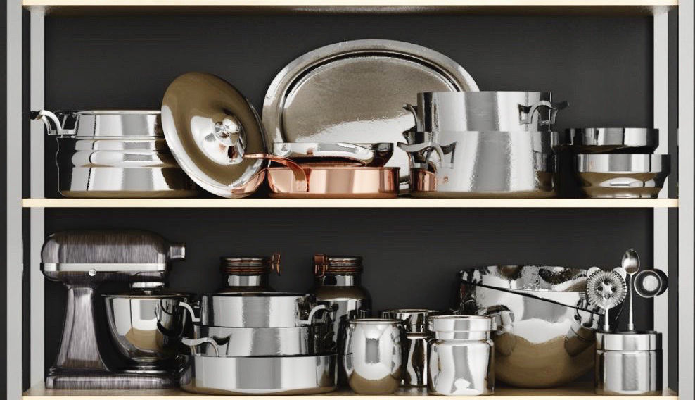 Large set for kitchen and cooking 3D model_3