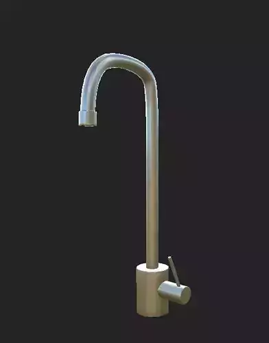 tap  faucet  spigot for kitchen or bathroom Low-poly 3D model