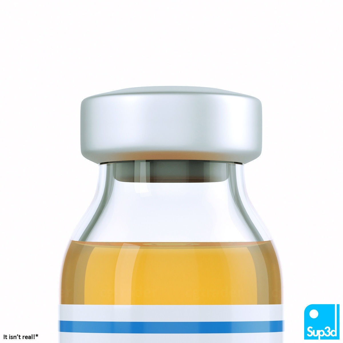 Syringe and Vaccine Vial 3D model_6