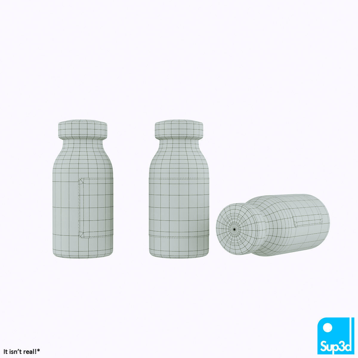 Syringe and Vaccine Vial 3D model_10