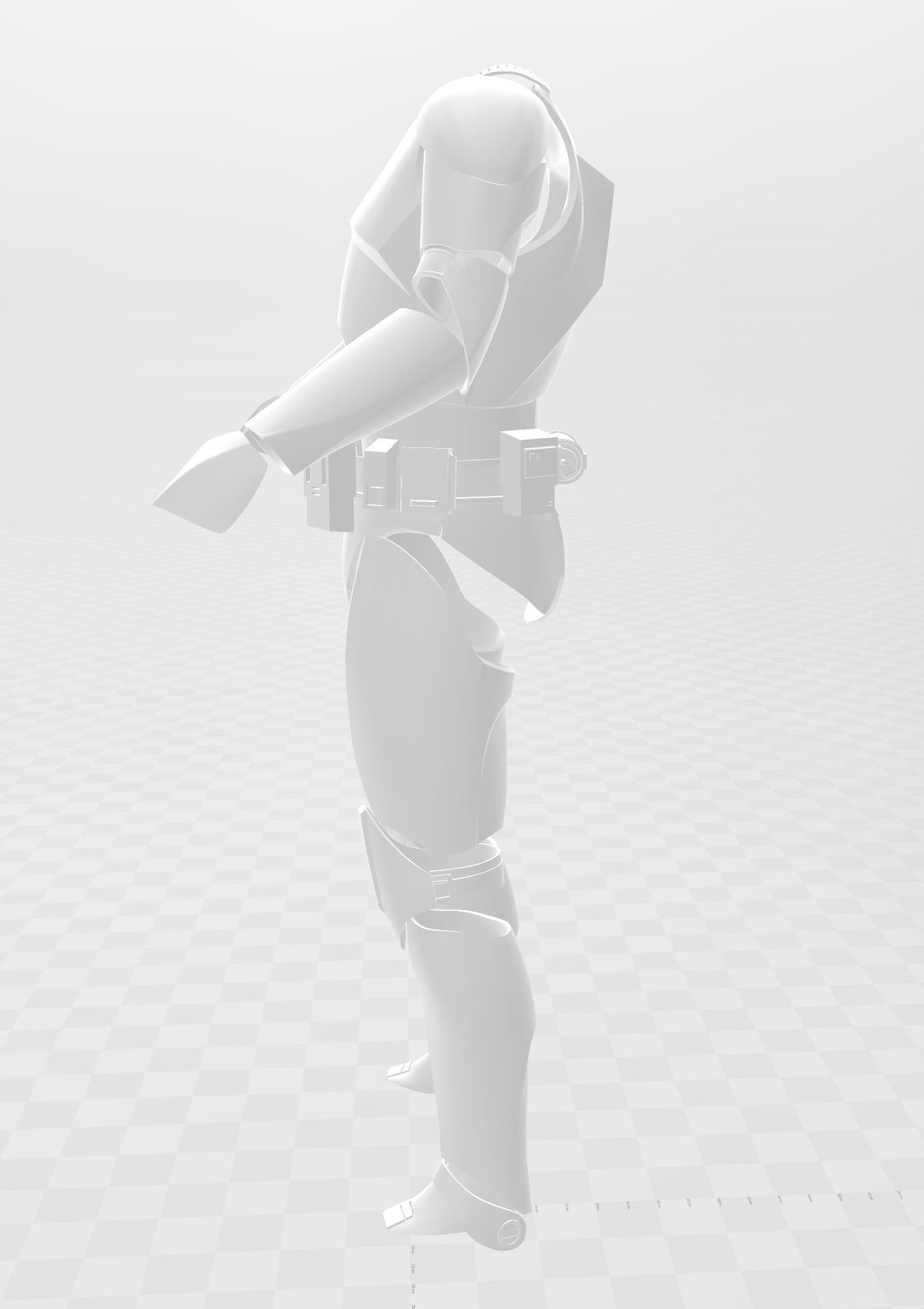Star Wars Clone Trooper Phase 1 Phase 2 Armor No Helmet 3D print model_7