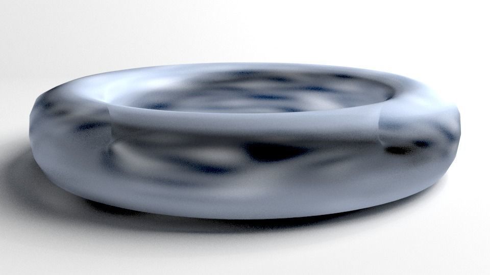 Ring Plastic 3 3D model | CGTrader