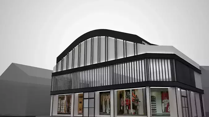 Exterior Store 3D model