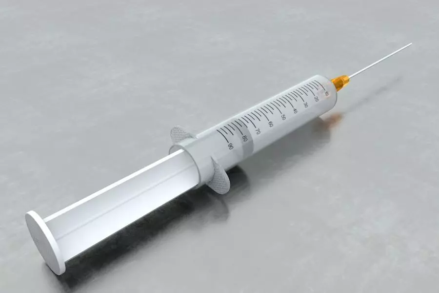 Disposable Syringe 3D model_0