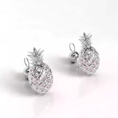 arete pina pineapple earring