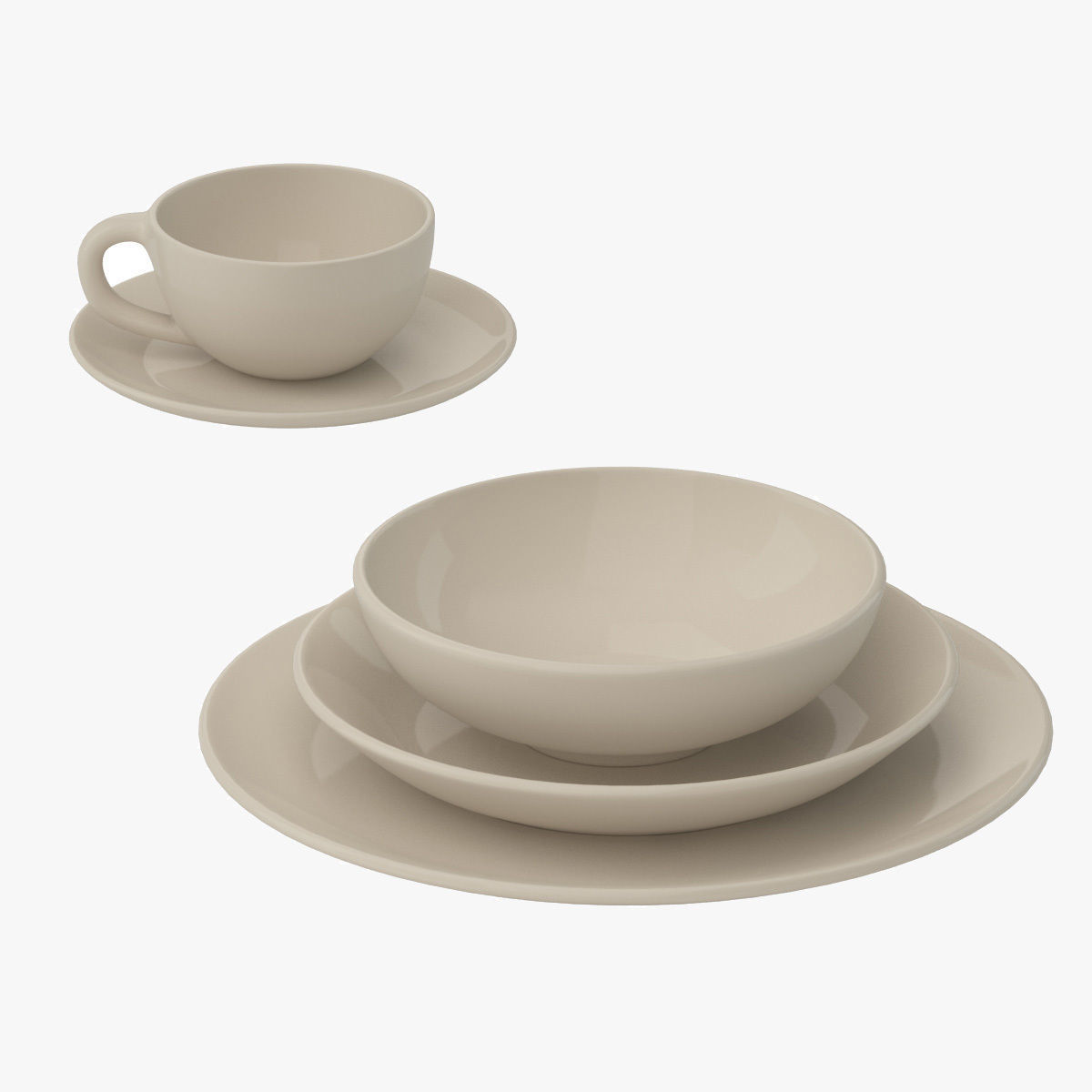 Tableware 03 3D model_2