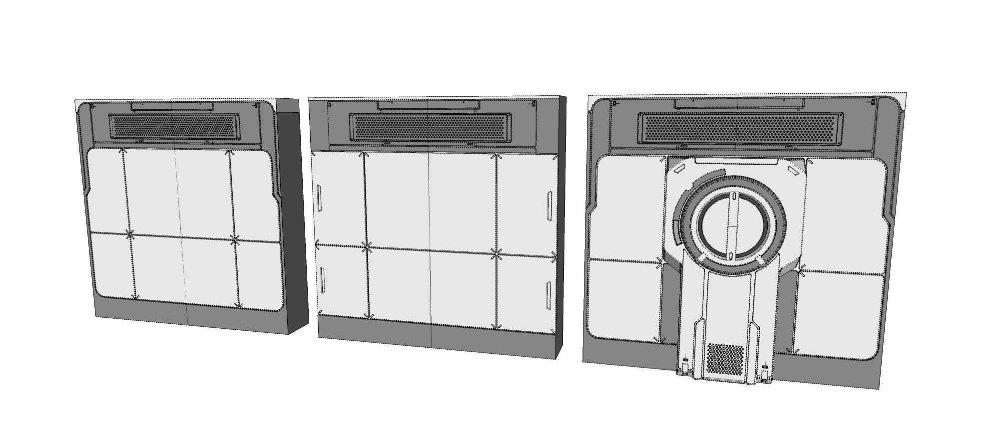 sci-fi Architecture kitbash 15 3D model_33