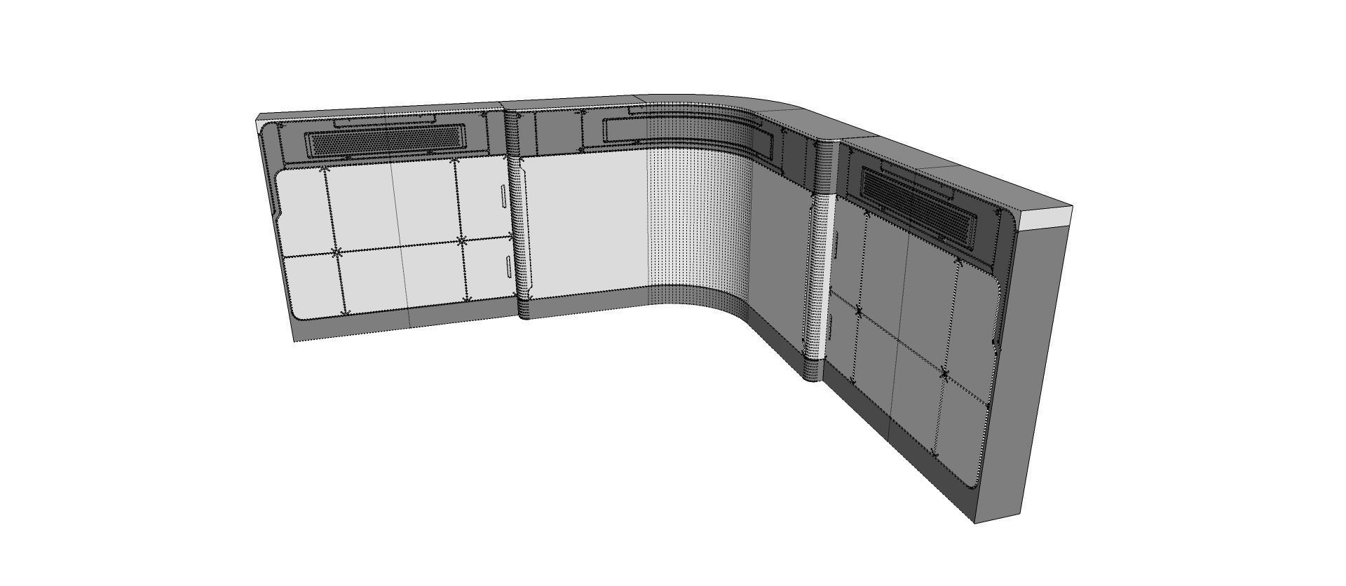 sci-fi Architecture kitbash 15 3D model_34