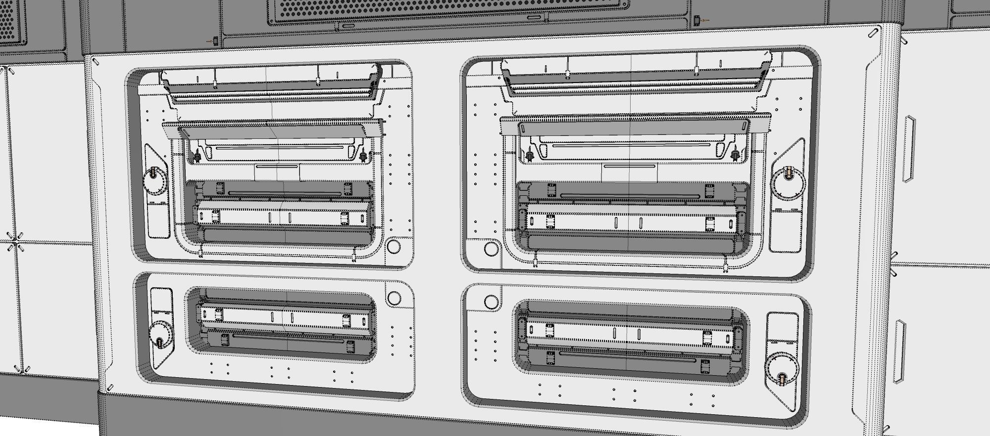 sci-fi Architecture kitbash 15 3D model_29