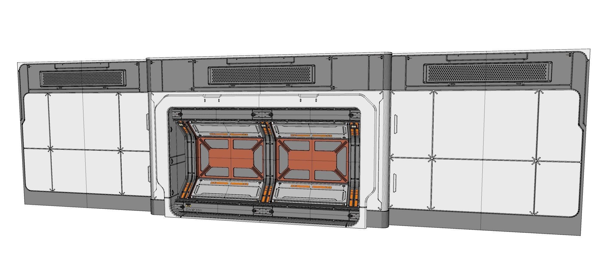 sci-fi Architecture kitbash 15 3D model_30