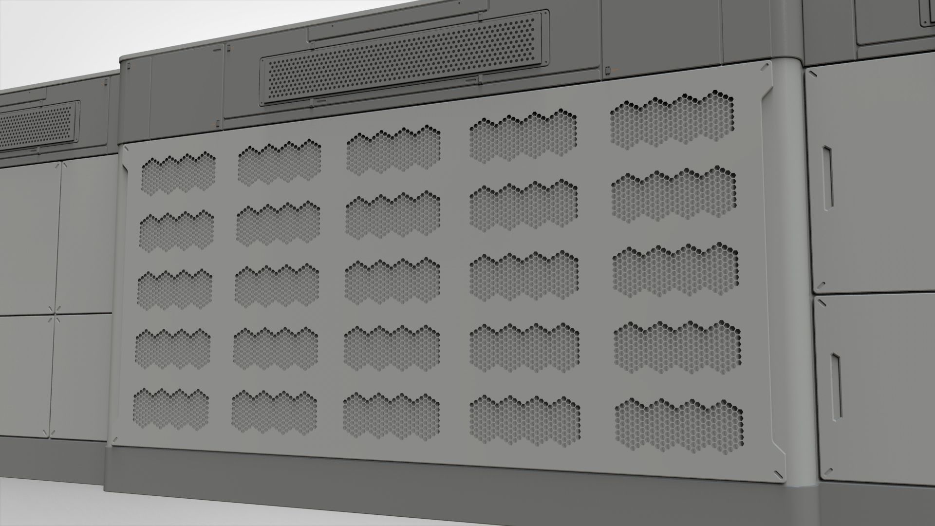 sci-fi Architecture kitbash 15 3D model_12