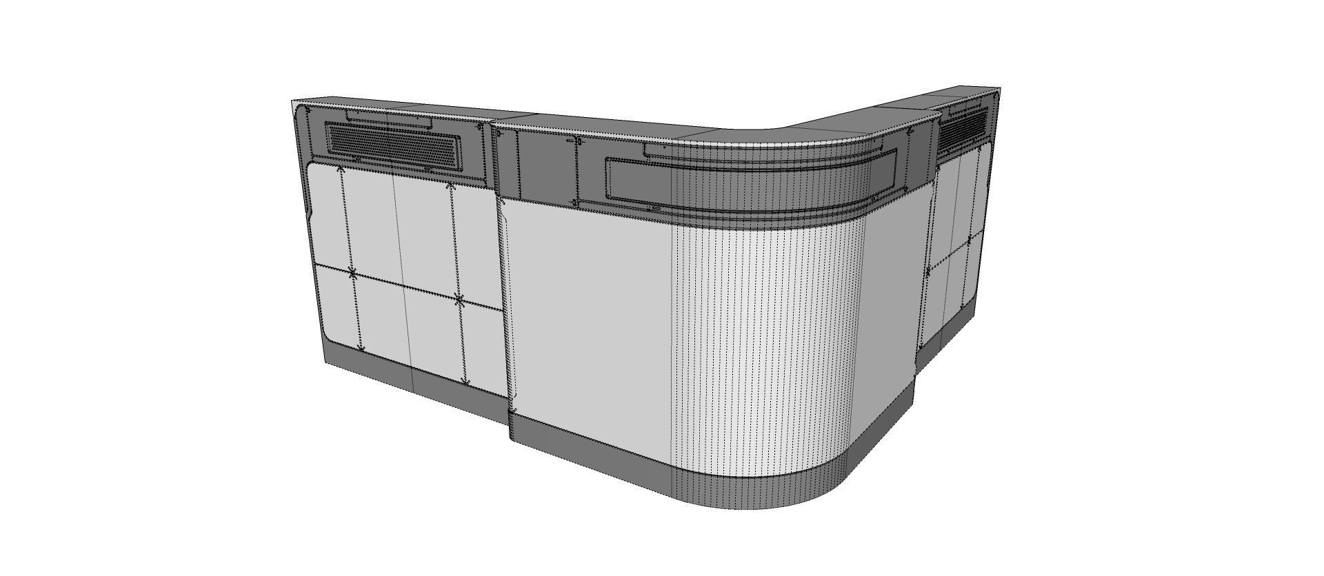 sci-fi Architecture kitbash 15 3D model_35