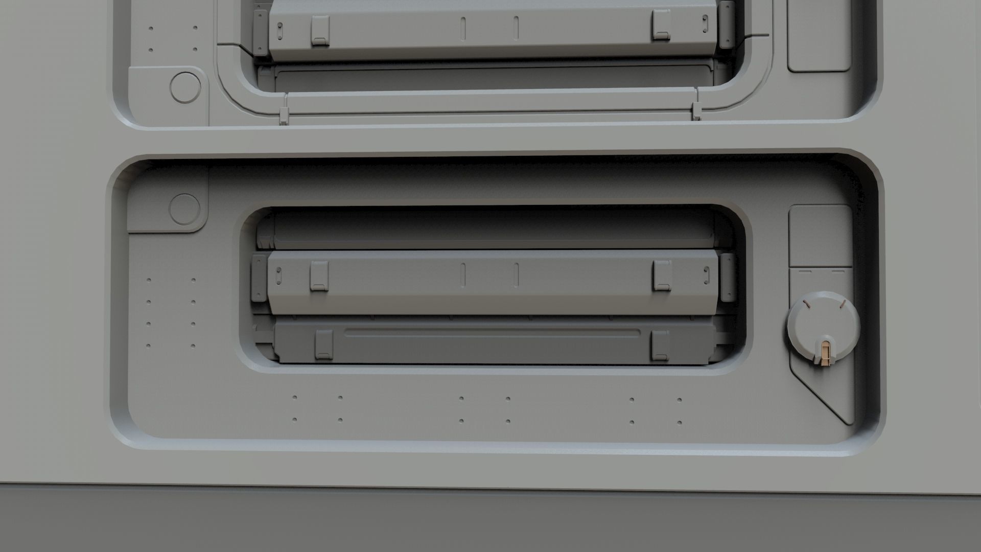 sci-fi Architecture kitbash 15 3D model_16