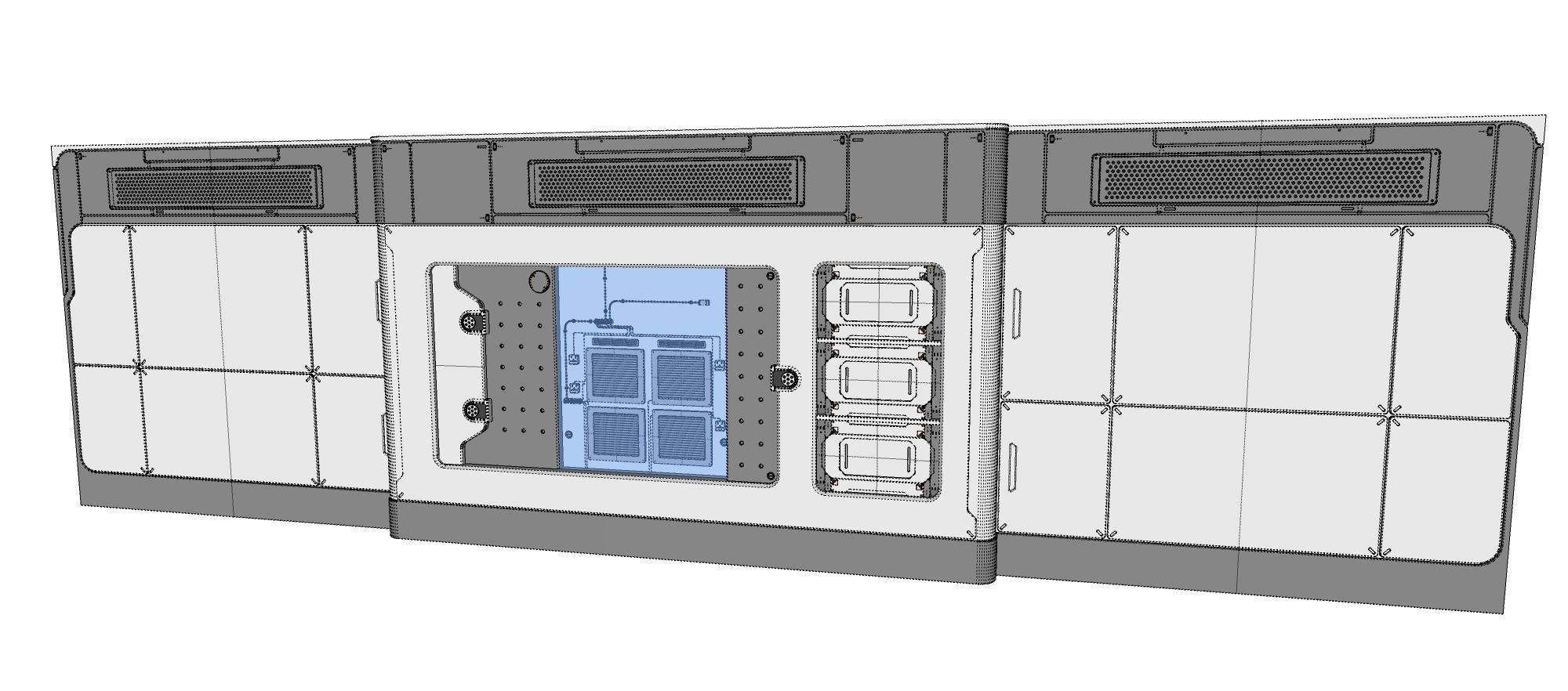 sci-fi Architecture kitbash 15 3D model_25