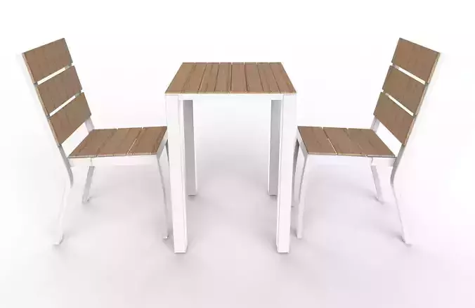 ESCALE chairs and table