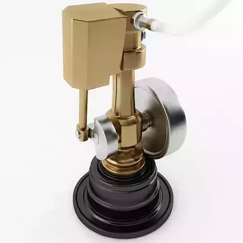 Miniature Wobble Steam Engine 3D model