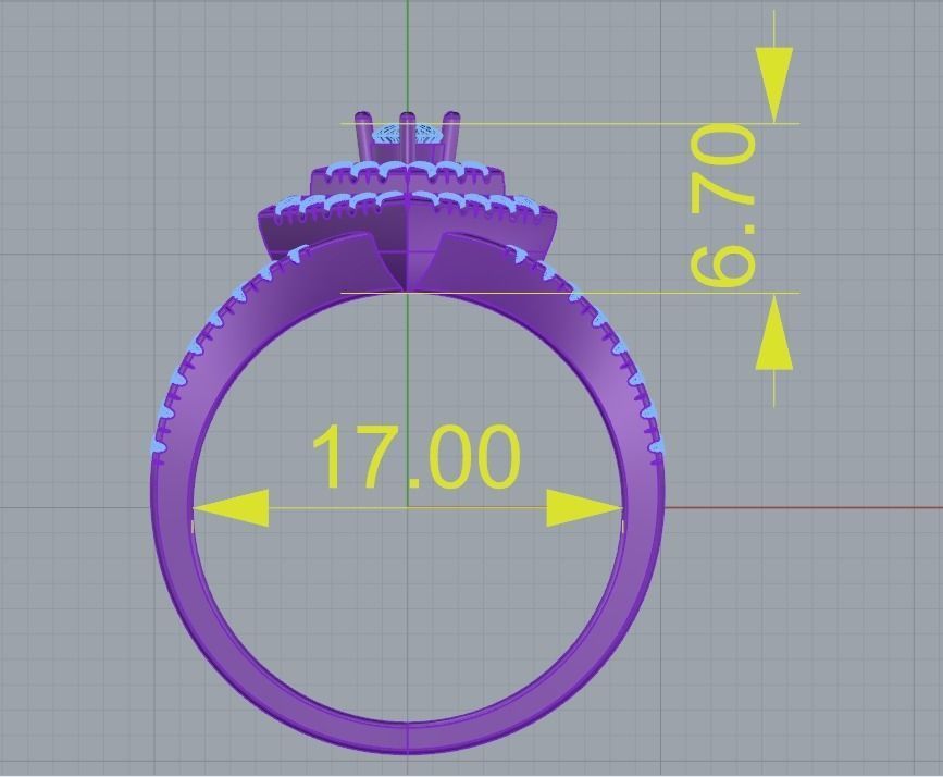 M RINGS N72 3D print model_7