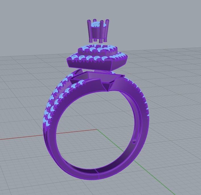 M RINGS N72 3D print model_8